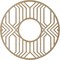 Ekena Millwork Empire Wood Fretwork Pierced Ceiling Medallion, Birch, 18"OD x 6 5/8"ID x 1/4"T CMWP18X18X0250EPBI - alternate 5
